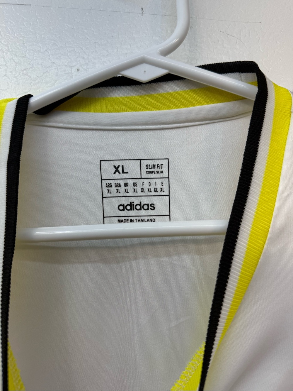 adidas Real Madrid White and Black Snake Graphic Soccer Jersey - Picture 5 of 5